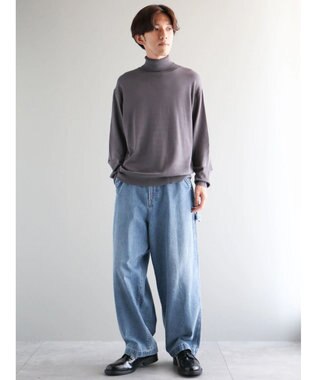 CRAFT STANDARD BOUTIQUE タートルネックニットプルオーバー Charcoal Gray