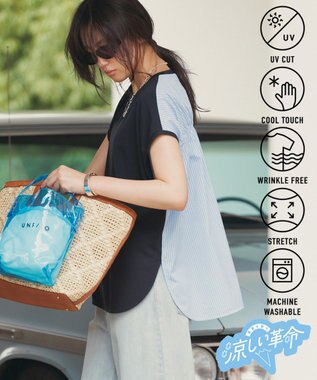 UNFILO L BEAUTY FORM-T バックシャーリング Tシャツ