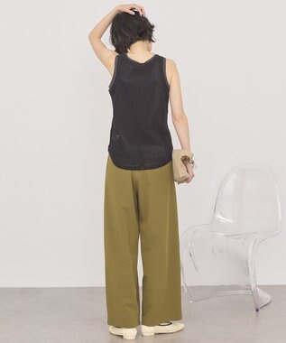 AMERICAN HOLIC 【２点セット】メッシュレイヤードタンクトップ Black