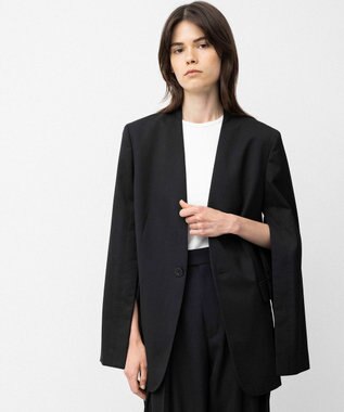 NAVE 【Nave】ウールポリエステルツイル ジャケット ブラック系