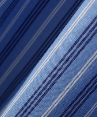 CRAFT STANDARD BOUTIQUE インド製 ハーフスリーブシャーリングワンピース Stripe