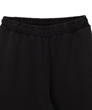 WEGO アシッドウォッシュワイドスウェットパンツ ブラックその他