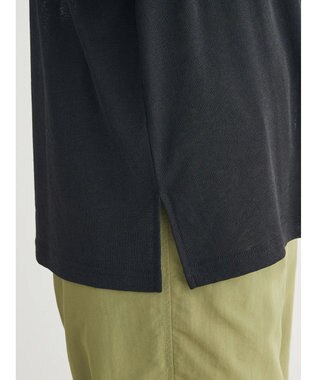 Green Parks 袖チュールドッキングプルオーバー Black