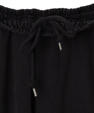 WEGO アシッドウォッシュワイドスウェットパンツ ブラックその他