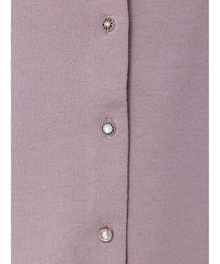 earth music&ecology いろいろ釦クルーネックカーディガン Lavender