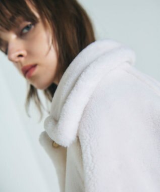 GRACE CONTINENTAL ボアジャケット キナリ