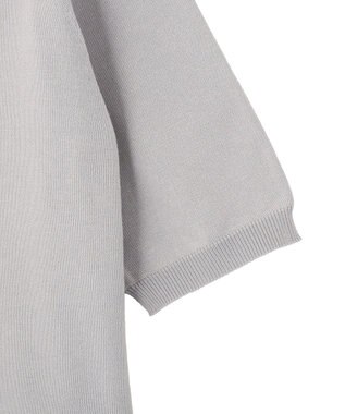 AMERICAN HOLIC 襟付き配色ニット Gray