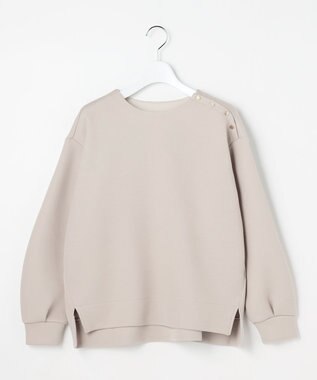 J.PRESS LADIES ダンボールジャージー プルオーバー グレージュ系