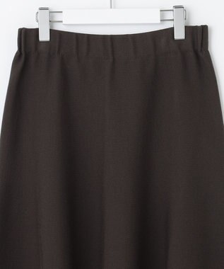 自由区 【洗える/セット着用可】レーヨンストレッチ マーメイドシルエット スカート ダークブラウン系