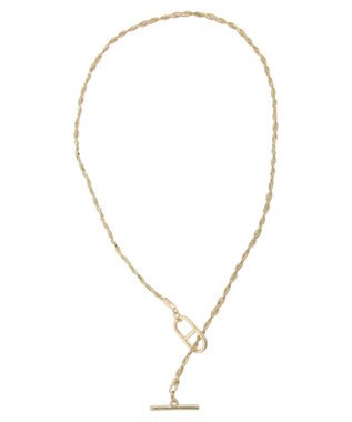 Green Parks ｅｖｅｒｙ　ｗａｌｋ．　マンテルチェーン編みネックレス Gold