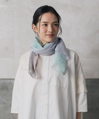 POLS 播州織 極細コットンストール Sサイズ チャコール