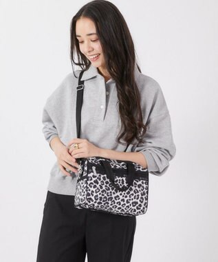LeSportsac EVERYDAY SM SATCHEL/ニュートラルレオパード