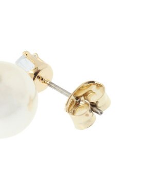 Green Parks ・ＨＡＬＦ　ＴＩＭＥ　ピアス・パールネックレスセット White