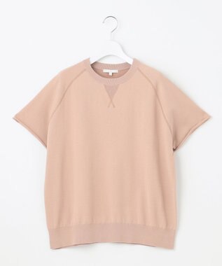 自由区 【洗える】コットンループバックスウェット ニット ローズ