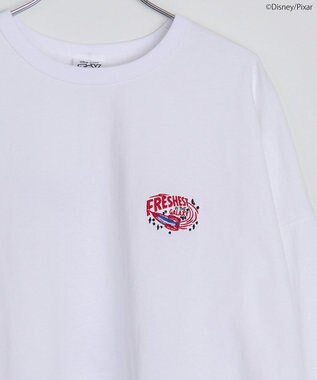 AMERICAN HOLIC Pizza Planet オーダーメモロングTシャツ Off White