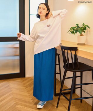 AMERICAN HOLIC Pizza Planet オーダーメモロングTシャツ Off White