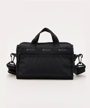LeSportsac MINI DUFFEL CROSSBODY/リサイクルドブラックJP リサイクルドブラックJP