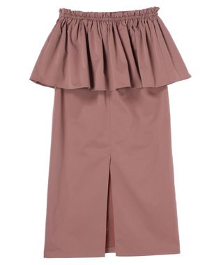 Green Parks ・ＳＵＧＡＲ　ＳＰＯＯＮ　３ｗａｙペプラムスカート Pink