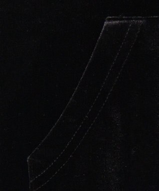 WEGO 【SETUP対応ITEM】ラインストーンベロアWZIPパーカー ブラック