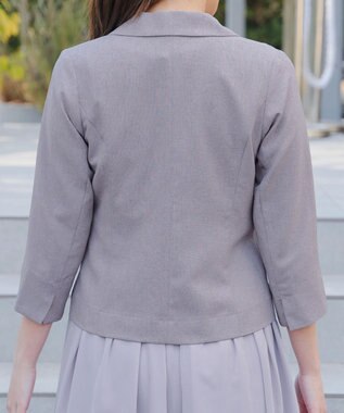 Tiaclasse L テーラードサマージャケット グレー