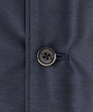 JOSEPH ABBOUD 【軽量/ダウンの吹き出しを防ぐキルトレスダウン】ADSインターレース ダウンベスト ブルー系