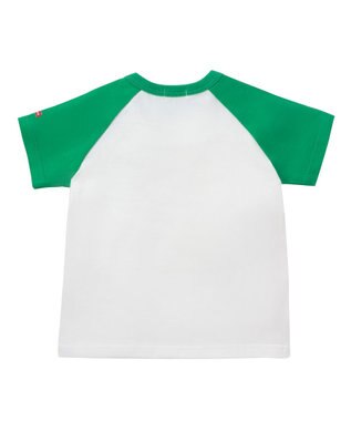 MIKI HOUSE HOT BISCUITS 【80-120cm】 キャラクター ラグラン半袖Tシャツ グリーン