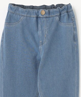 ANY KIDS カット デニム パンツ ブルー