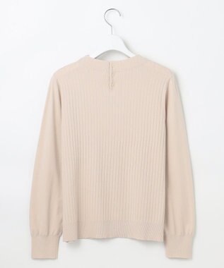 J.PRESS LADIES L 【洗える】VIGODA ニット ベージュ系