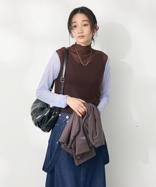 CRAFT STANDARD BOUTIQUE チュールトップスインナー Brown
