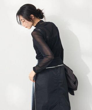 CRAFT STANDARD BOUTIQUE チュールトップスインナー Black