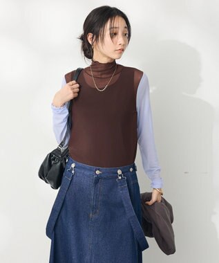 CRAFT STANDARD BOUTIQUE チュールトップスインナー Brown