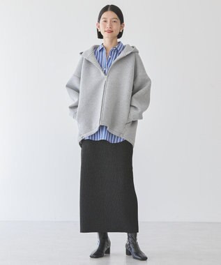 AMERICAN HOLIC ポンチドロストＺＩＰパーカー Light Gray Mixture