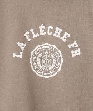 ANY 【洗濯機可能/サスティナブル】ロゴ裏起毛パーカー モカ