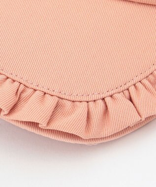 ANY KIDS シャラシャラモチーフフリルキャップ ピンク×チェリー