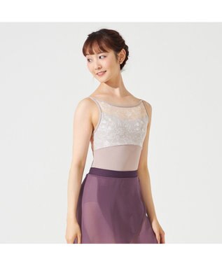 Chacott 【AKANE TAKADA】キャミソールレオタード ベージュ