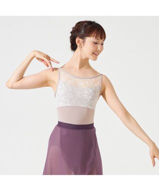 Chacott 【AKANE TAKADA】キャミソールレオタード ベージュ