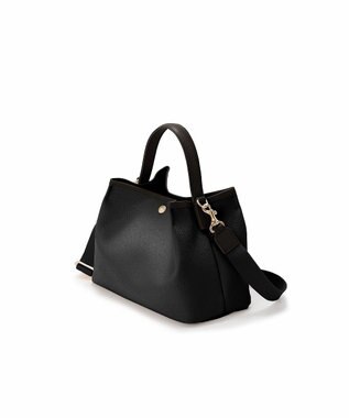 TOPKAPI 【Breath TOPKAPI】SCOTCH GRAIN スコッチグレイン ワンハンドル ショルダー付き ハンドバッグ ブラック