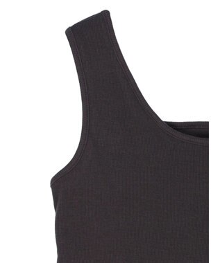 Green Parks BESTPRICE 2WAYリブタンクトップ Charcoal Gray