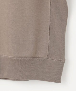 ANY 【洗濯機可能/サスティナブル】ロゴ裏起毛パーカー モカ