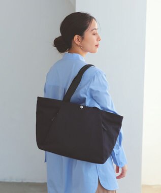 TOPKAPI 【Breath TOPKAPI】SLANT スラント ナイロン ユーティリティ トートバッグ 　A4 / 軽量 ブラック