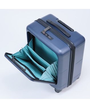 ACE BAGS & LUGGAGE Proteca マックスパス4 フロントポケット スーツケース 40L 機内持込 01471 プロテカ 日本製 コズミックネイビー
