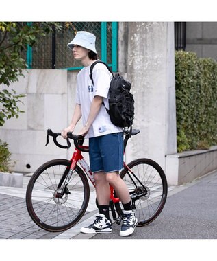 林八百吉商店 Champion フリンジチューリップハット ライトブルーデニム