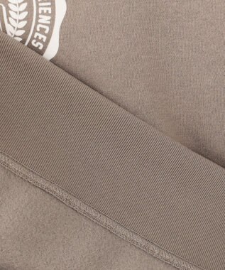 ANY 【洗濯機可能/サスティナブル】ロゴ裏起毛パーカー モカ