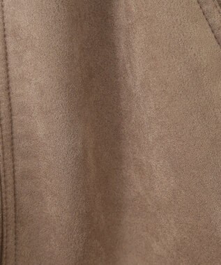 Green Parks ・ＳＵＧＡＲ　ＳＰＯＯＮ　スエード調ギャザーカーコ Beige