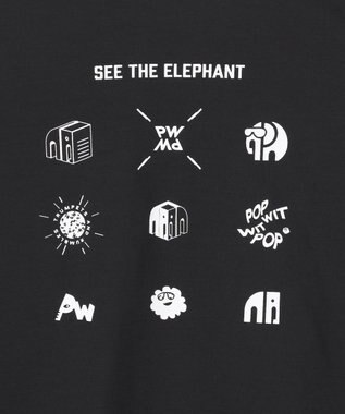 PW CIRCULUS 【MEN】9モチーフモックネック ゴルフ ブラック系