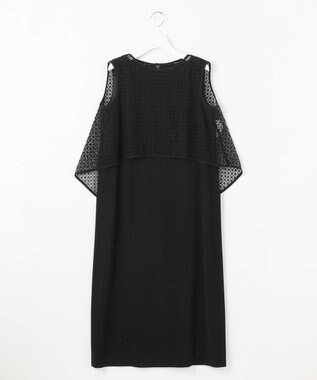 23区 【APPLAUDIR】クリスタルフラワーコンビ ドレス ブラック系