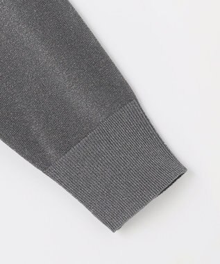 自由区 【カトリエムブーケ】Cardigan etincelant  シャイニーカーディガン グレー