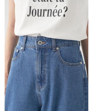 earth music&ecology デニムエッグパンツ Indigo