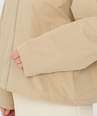 uncrave スムースタフタ パディングジャケット（uncrave STANDARD） ベージュ