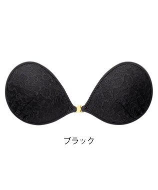 BRADELIS New York 【NuBra / ナチュラルタイプ】ヌーブラ・エアーライト ロズミエル 蒸れにくい バックレス コレクション デザインヌーブラ 正規品 ブラック